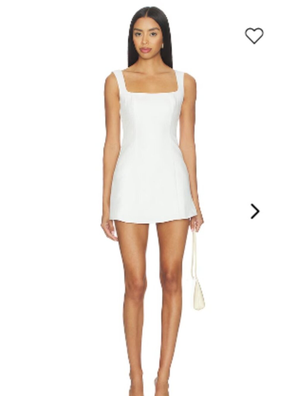 More to Come Oriana Mini Dress White Size Small Like New Revolve